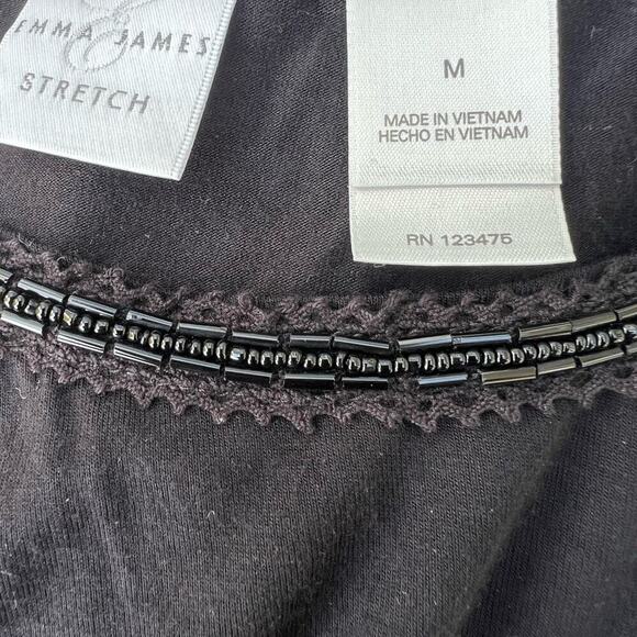 Emma & James Women’s M tank top, black - Picture 5 of 6